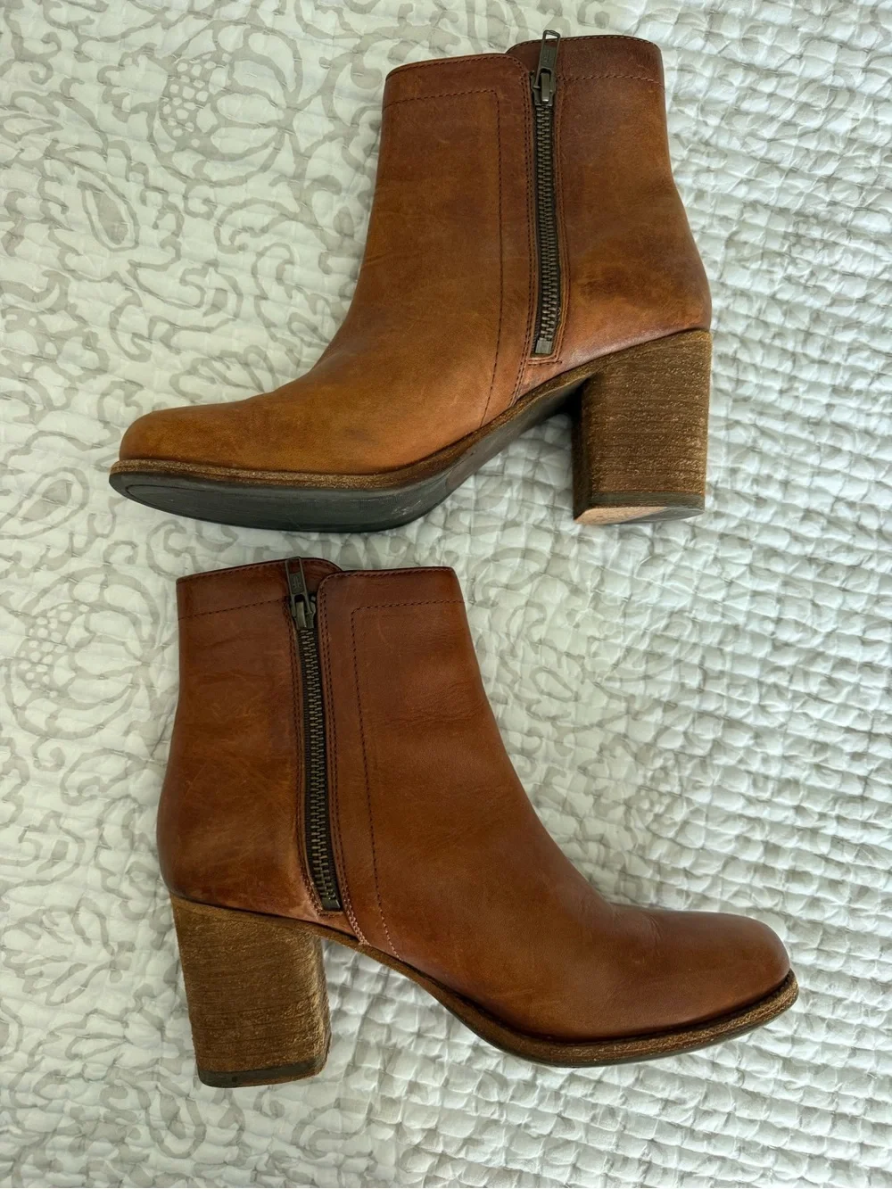 Frye Leather Booties 8.5